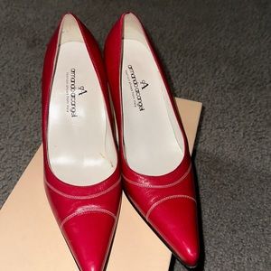 Red heels from Italy